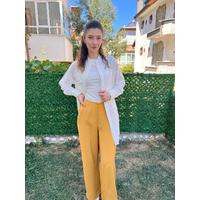 Cep Detay Taşlı Pamuk Tunik Gömlek